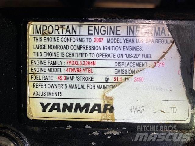 Yanmar 4TNV98-YTBL Motorji