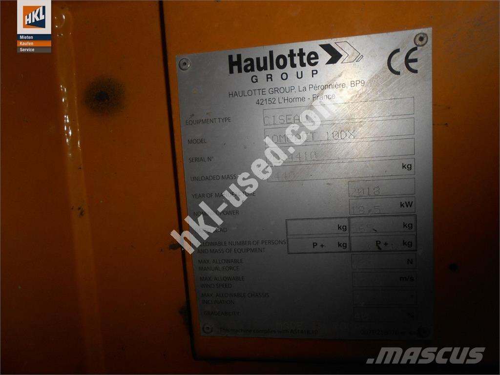 Haulotte COMPACT 10 DX Gradbeništvo - drugo