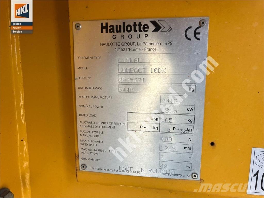 Haulotte COMPACT 10 DX Gradbeništvo - drugo