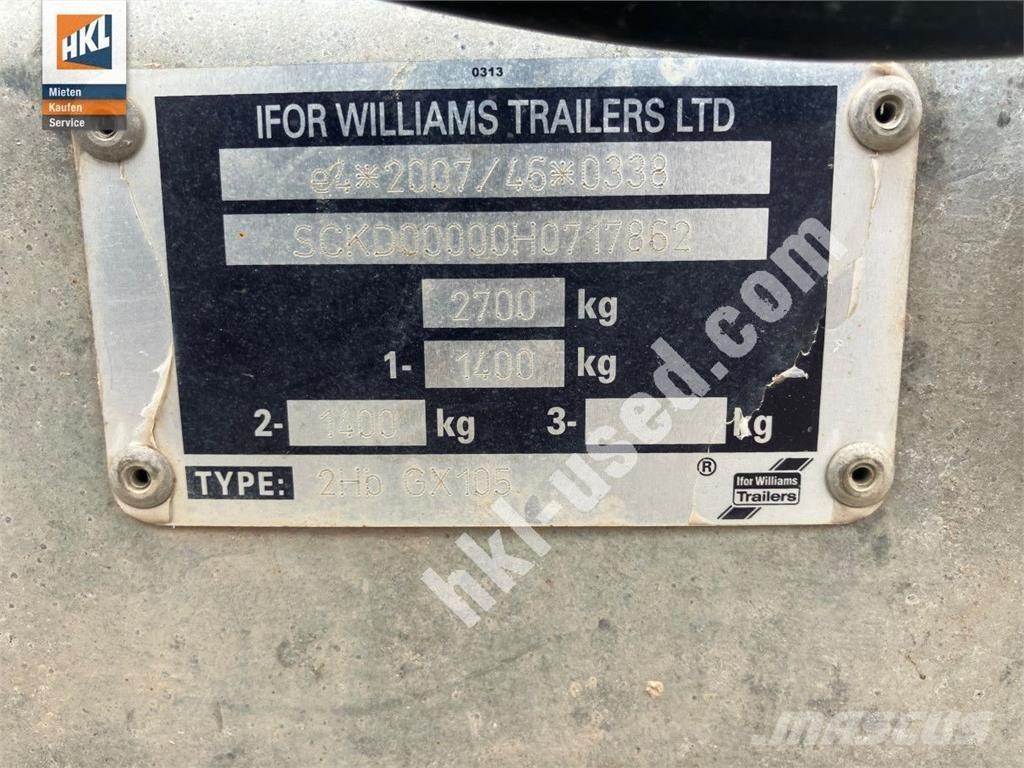 Ifor Williams GX 105 Gradbeništvo - drugo