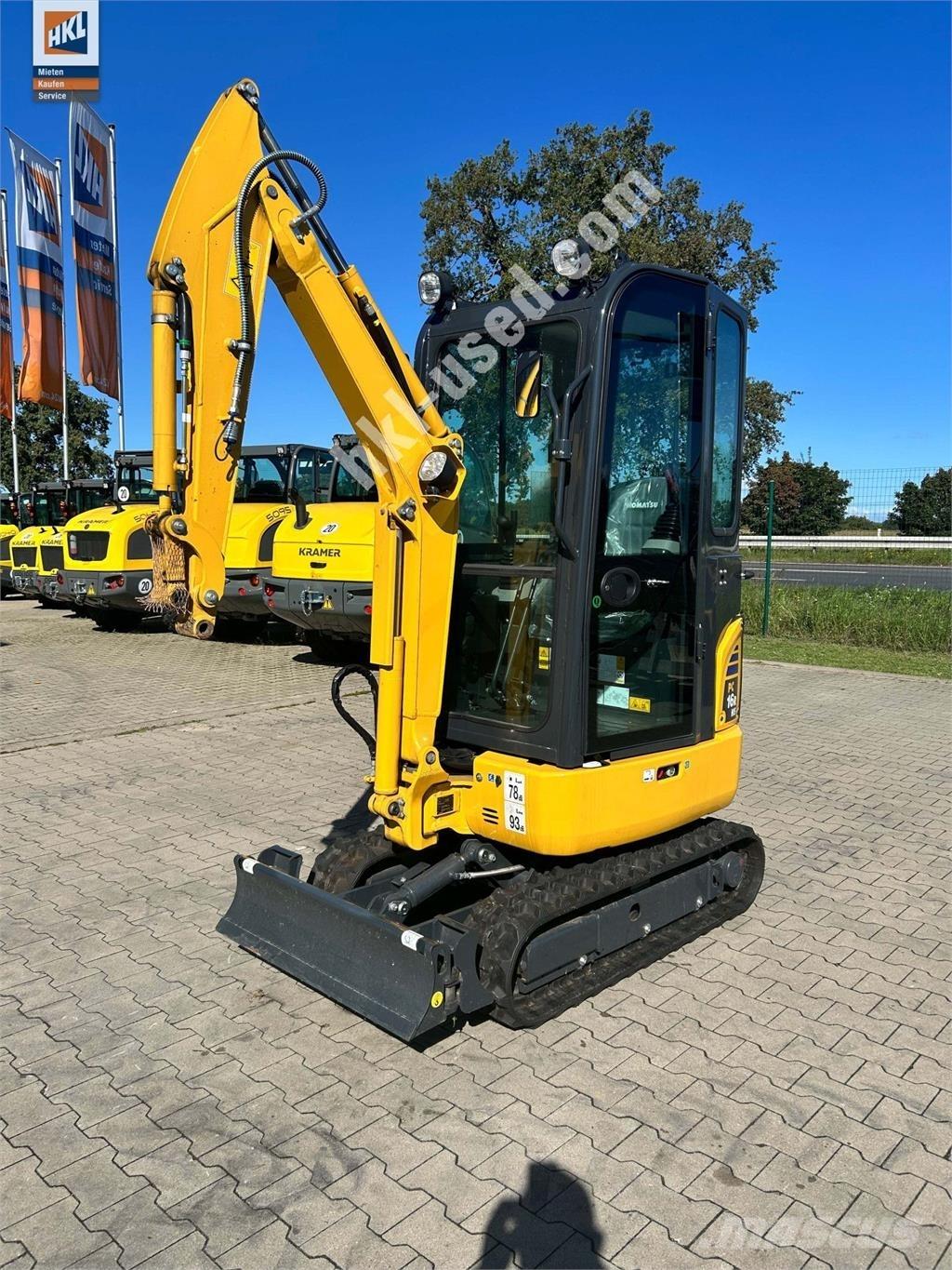 Komatsu PC 16 R-3HS Mini bagri <7t