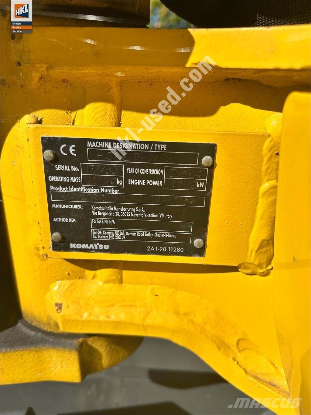 Komatsu PC 16 R-3HS Mini bagri <7t