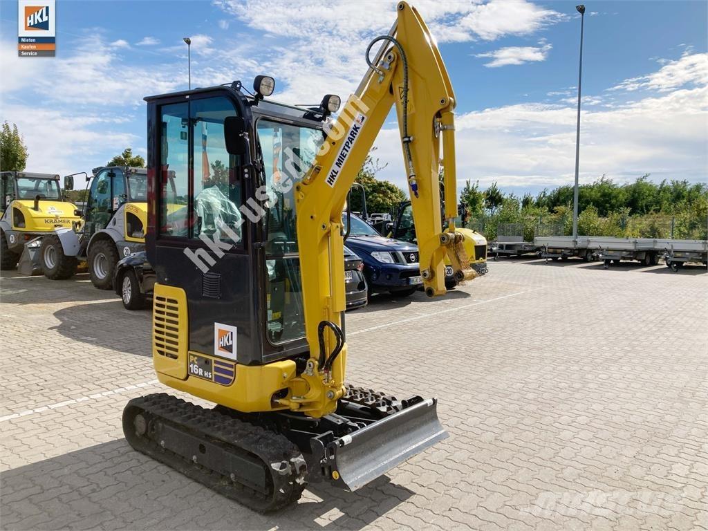 Komatsu PC 16 R-3HS Mini bagri <7t
