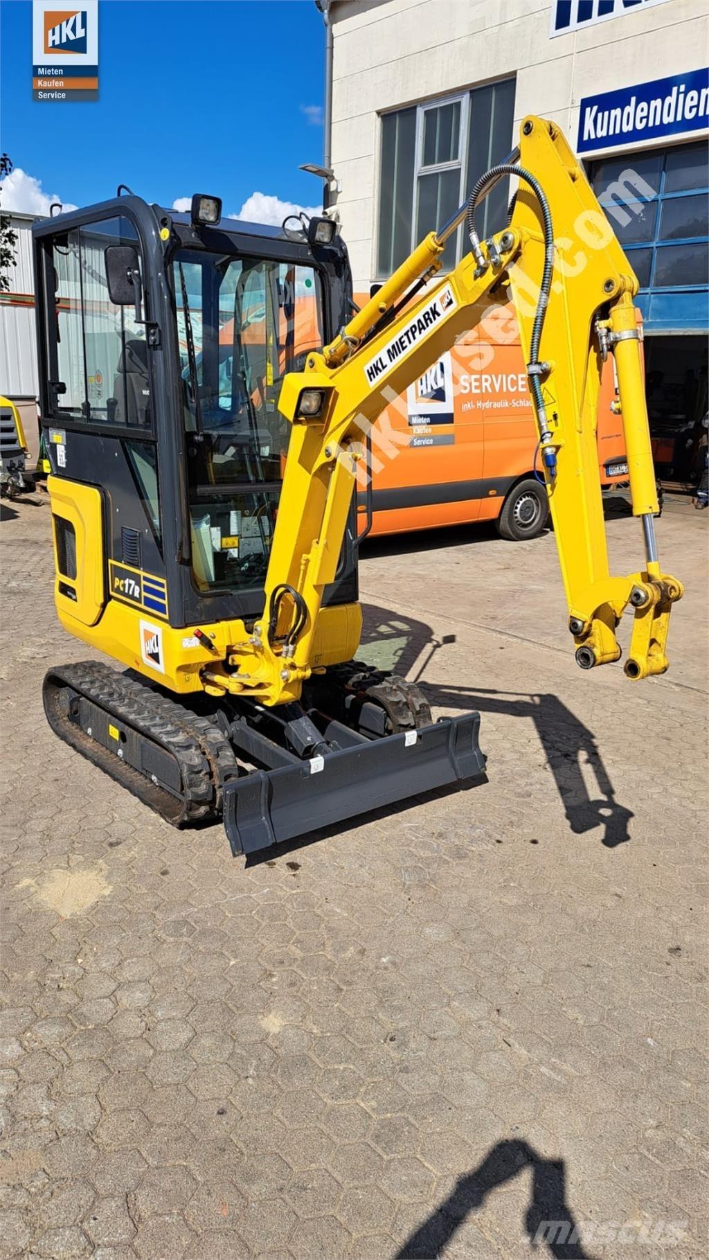 Komatsu PC 17 R-5 Mini bagri <7t