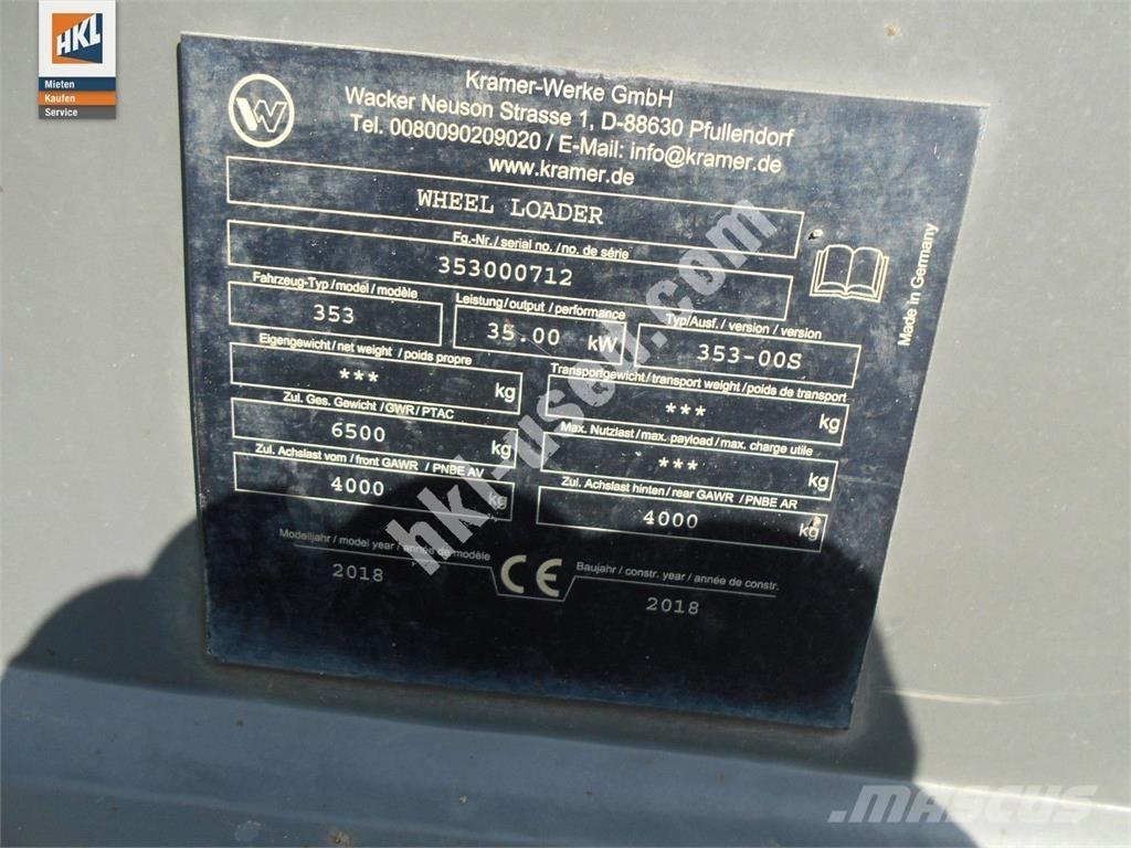 Kramer 5075 Kolesni nakladalci