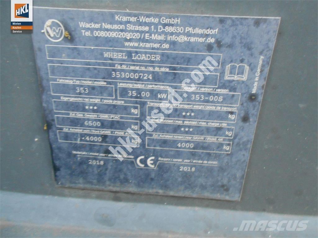 Kramer 5075 Kolesni nakladalci