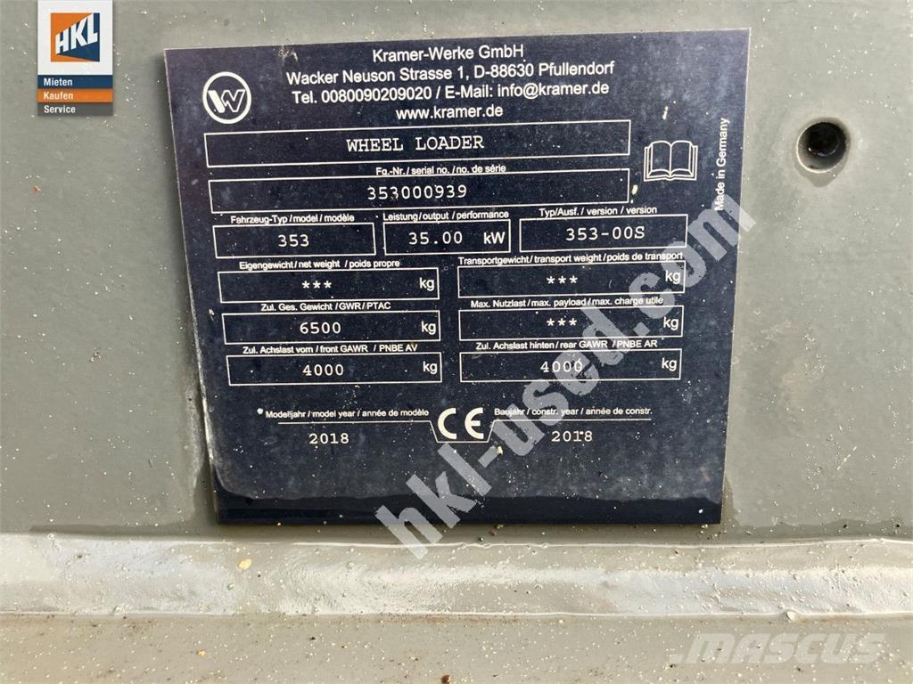 Kramer 5075 Kolesni nakladalci