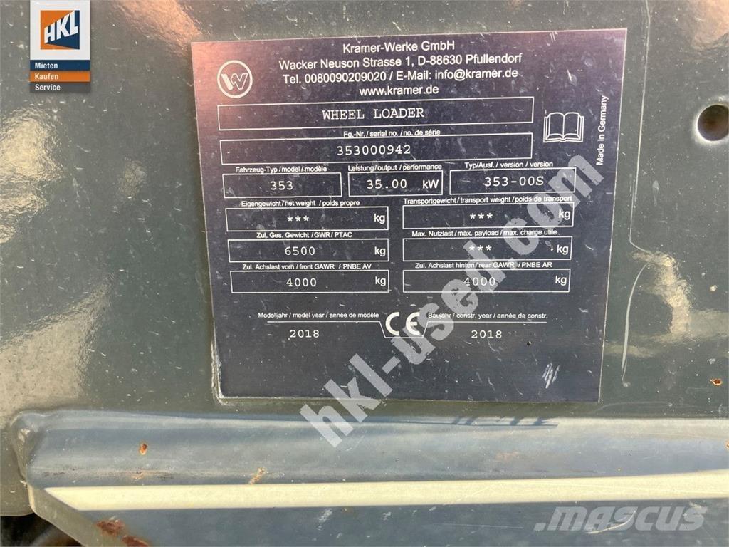 Kramer 5075 Kolesni nakladalci