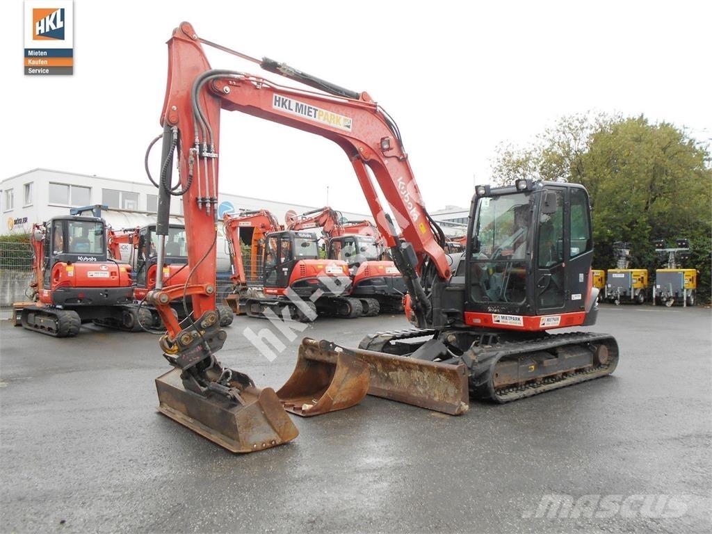 Kubota KX 080-4 Mini bagri <7t
