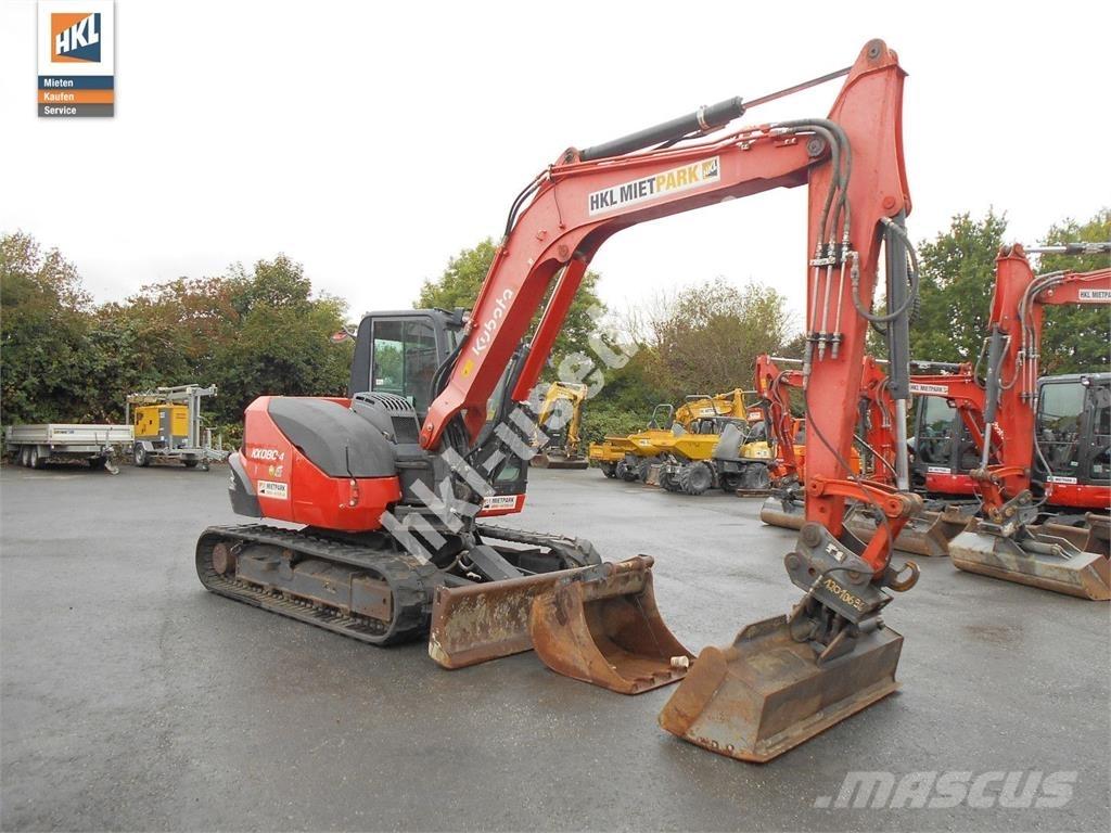 Kubota KX 080-4 Mini bagri <7t