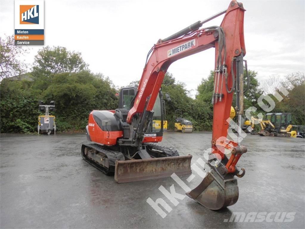 Kubota KX 080-4 Mini bagri <7t