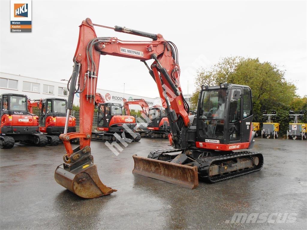 Kubota KX 080-4 Mini bagri <7t