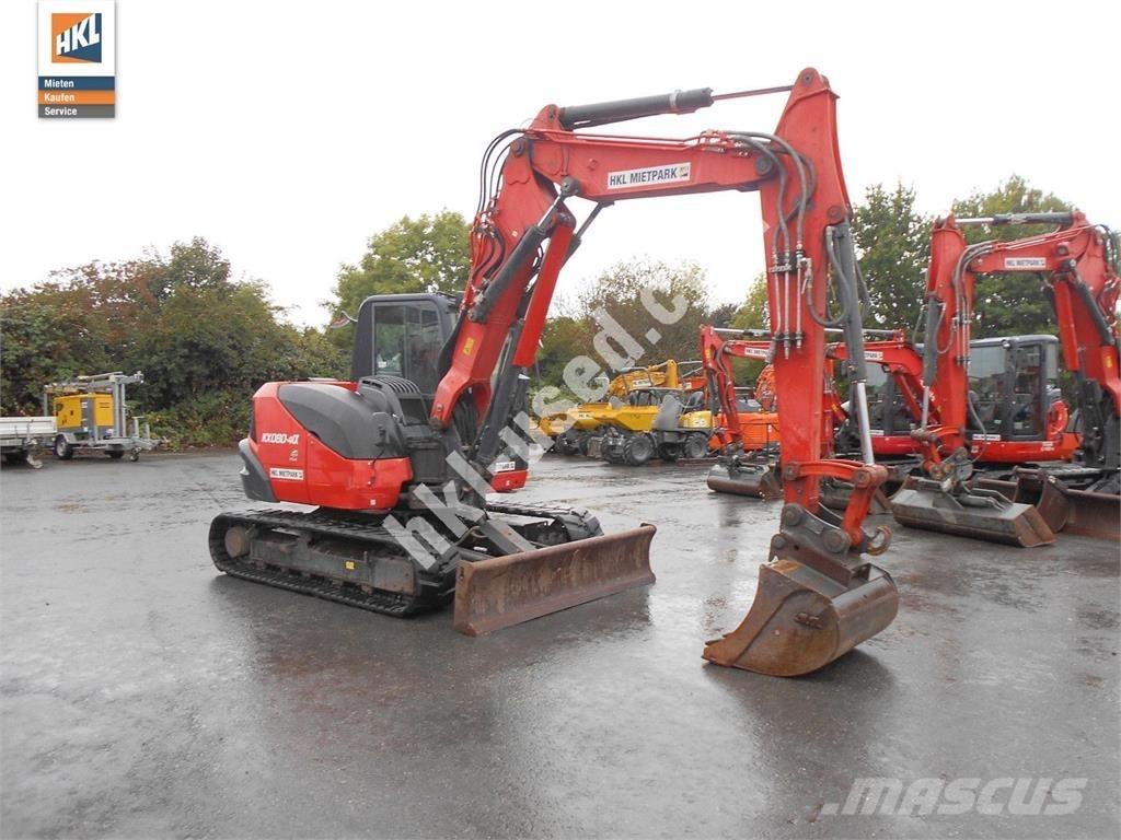 Kubota KX 080-4 Mini bagri <7t