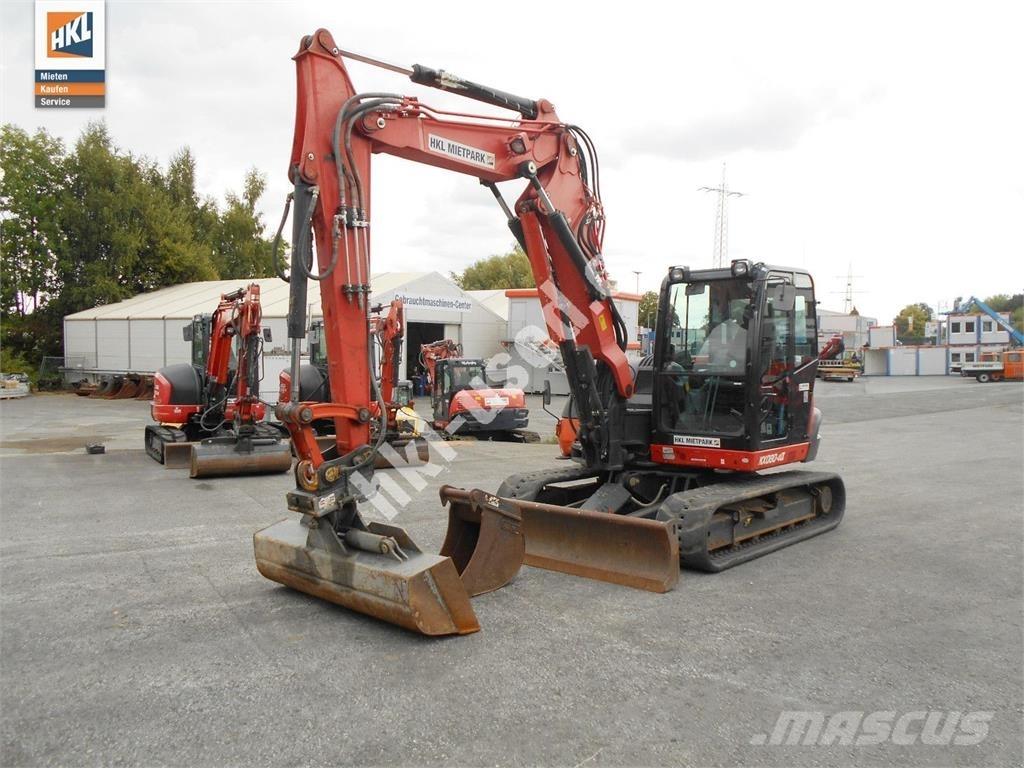Kubota KX 080-4 Mini bagri <7t