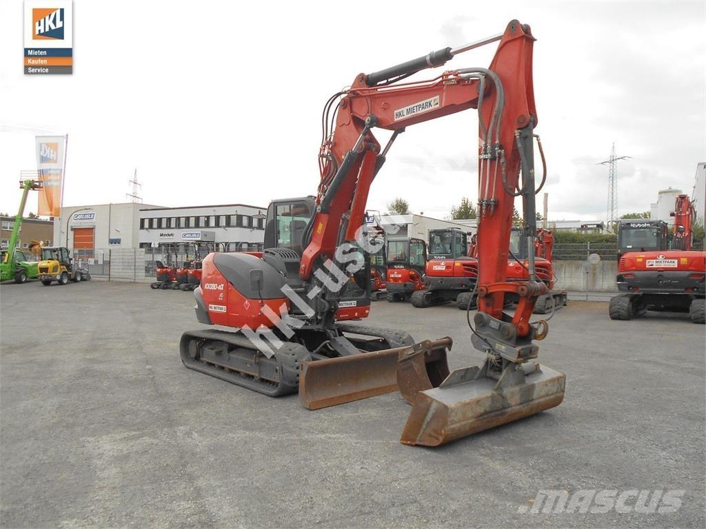 Kubota KX 080-4 Mini bagri <7t