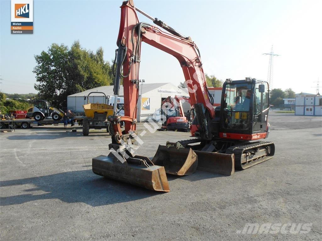 Kubota KX 080-4 Mini bagri <7t