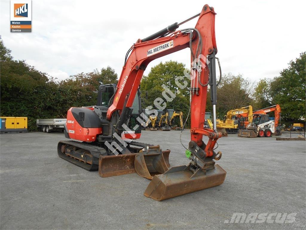 Kubota KX 080-4 Mini bagri <7t