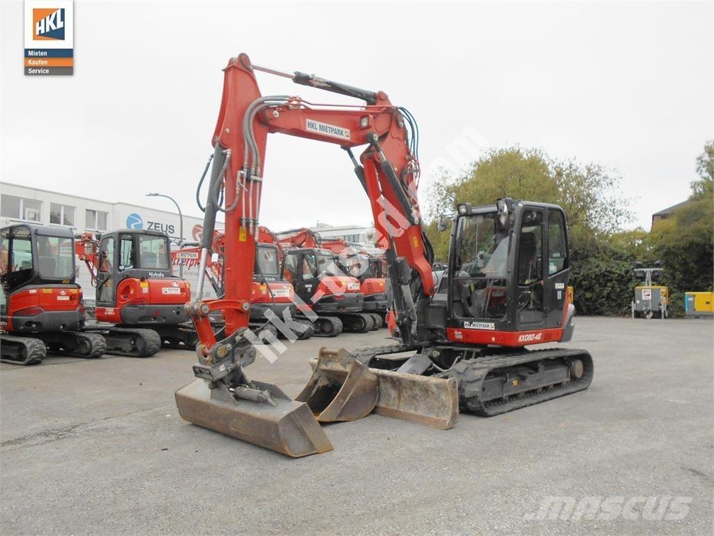 Kubota KX 080-4 Mini bagri <7t