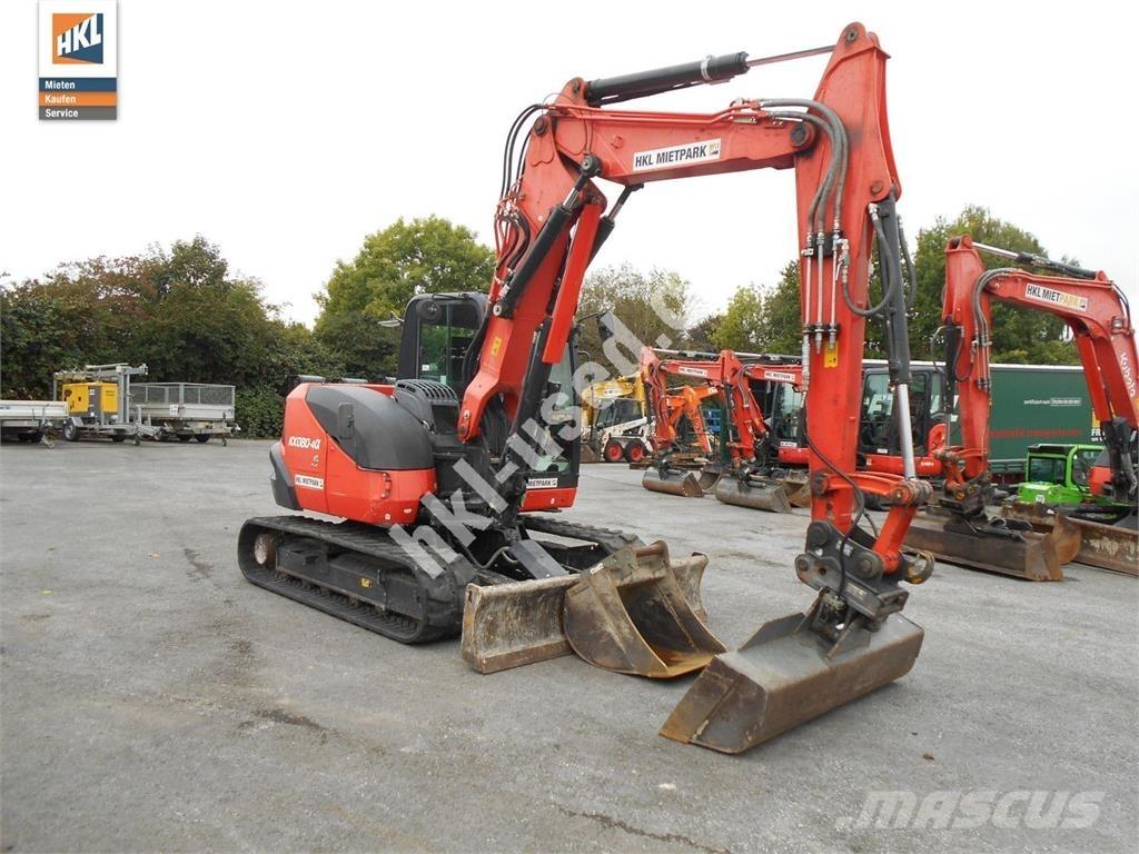 Kubota KX 080-4 Mini bagri <7t