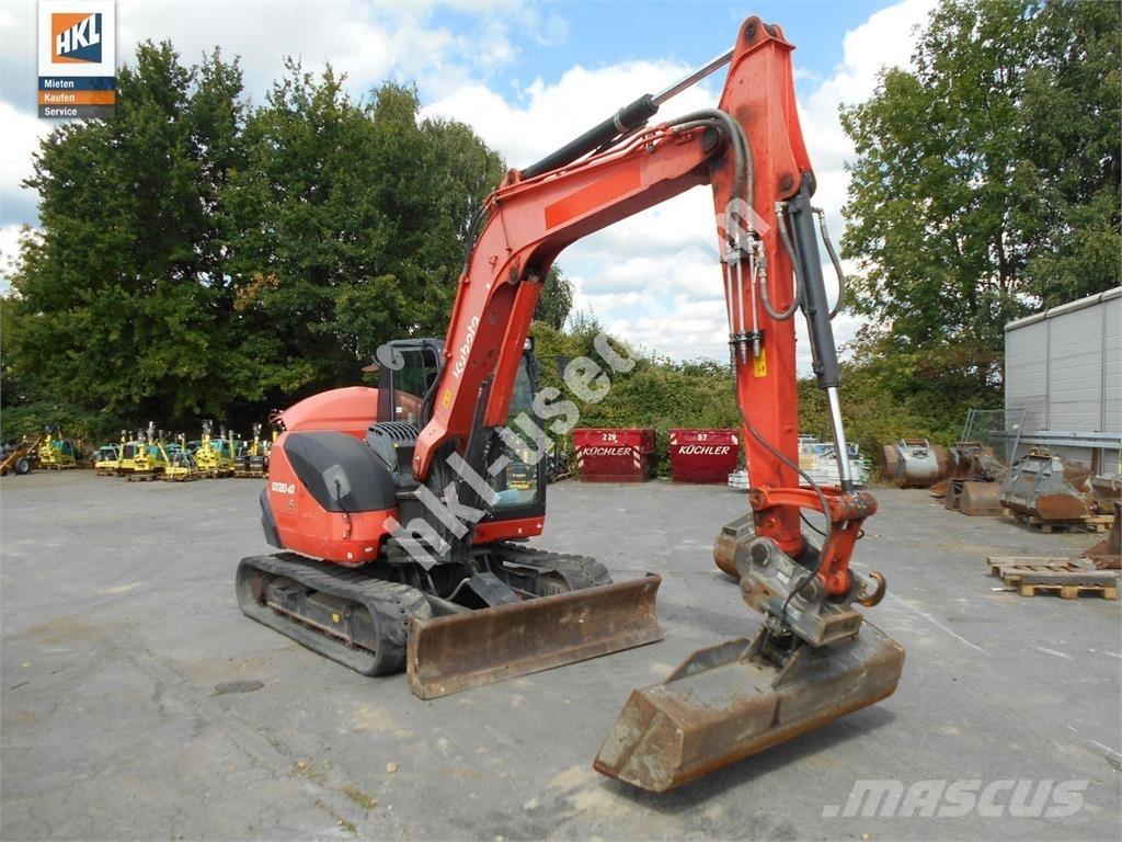 Kubota KX 080-4 Mini bagri <7t