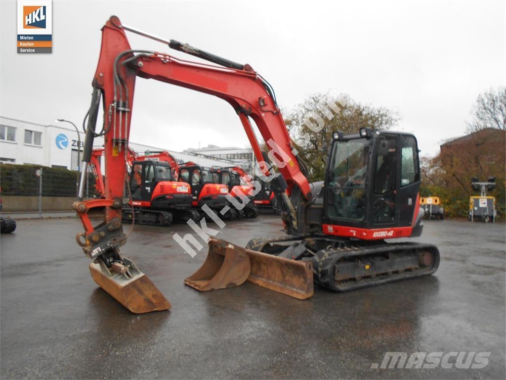 Kubota KX 080-4 Mini bagri <7t
