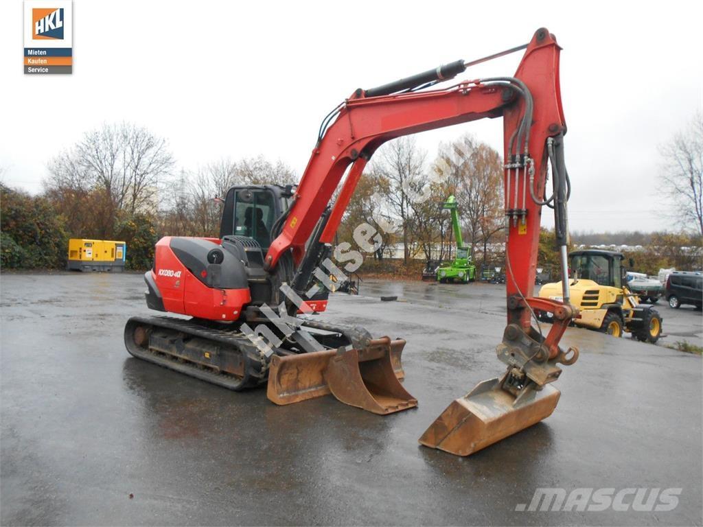 Kubota KX 080-4 Mini bagri <7t