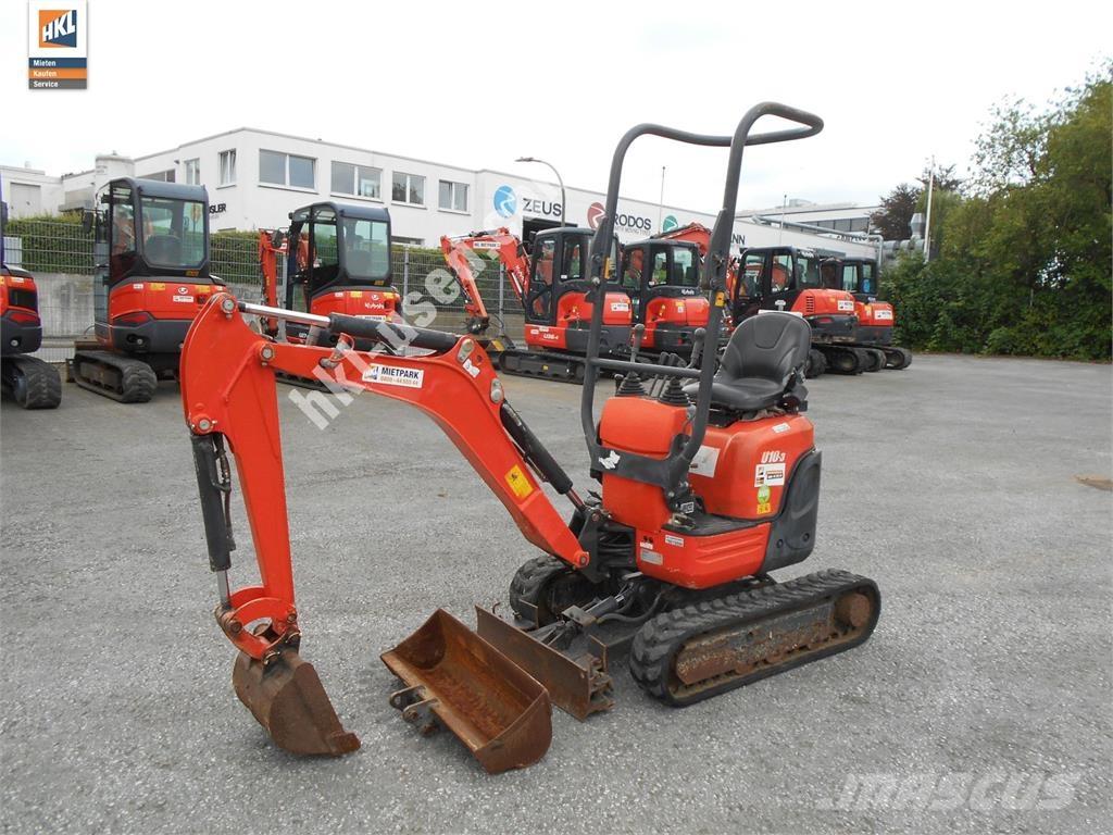 Kubota U 10-3 Mini bagri <7t