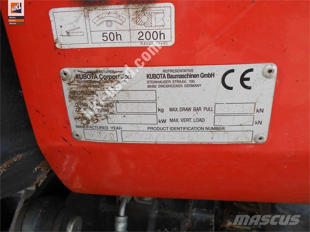 Kubota U 10-3 Mini bagri <7t