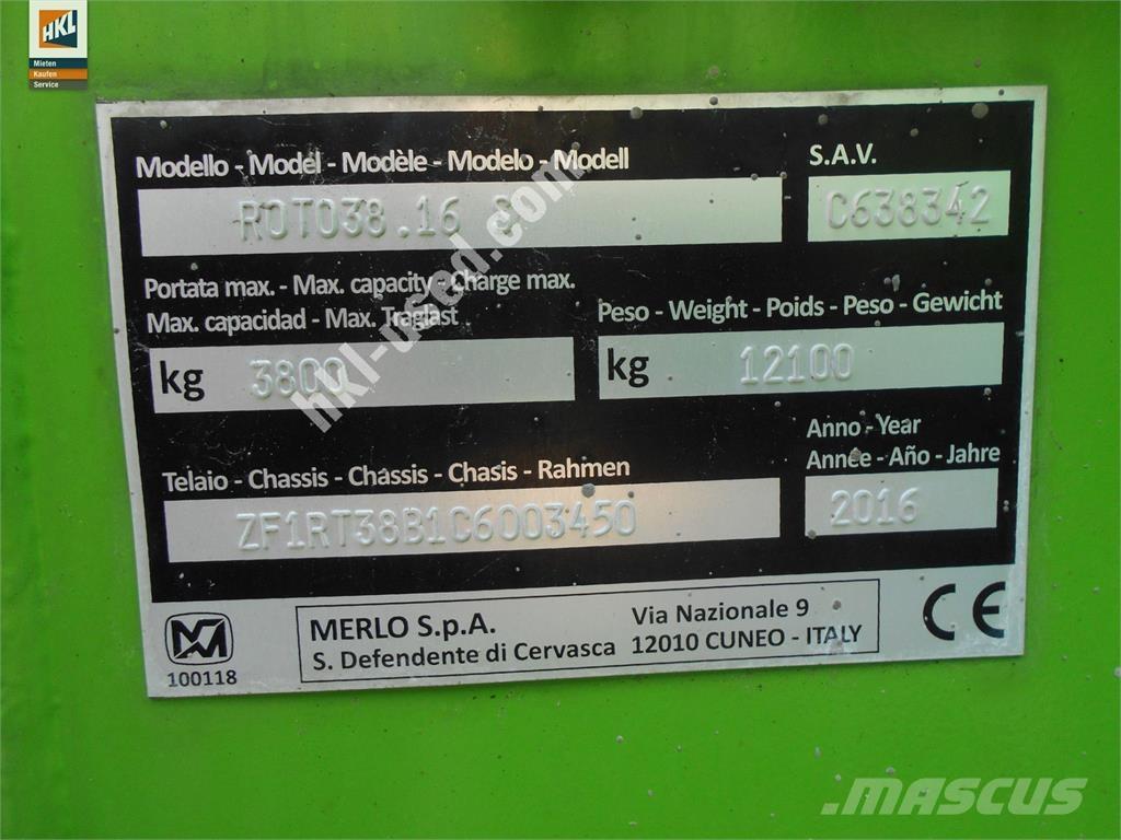 Merlo ROTO 38.16 S Teleskopski viličarji