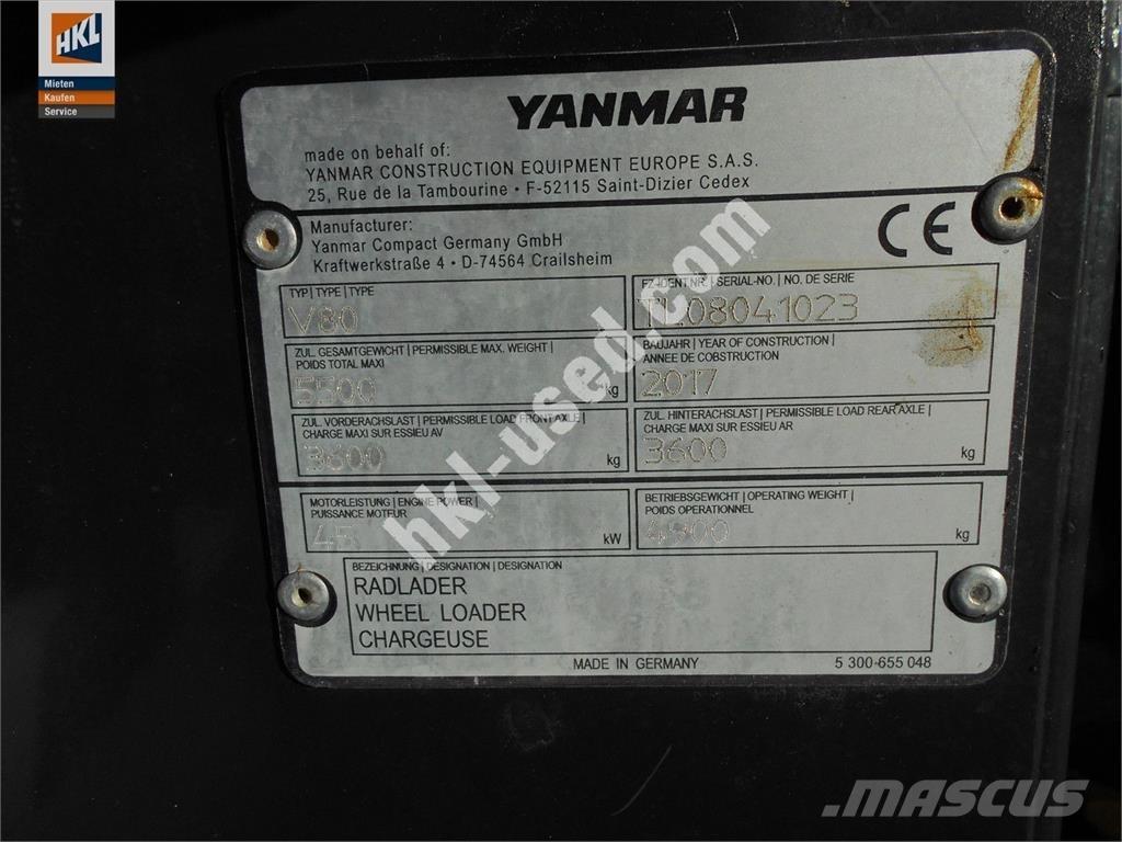 Yanmar V 80 Kolesni nakladalci