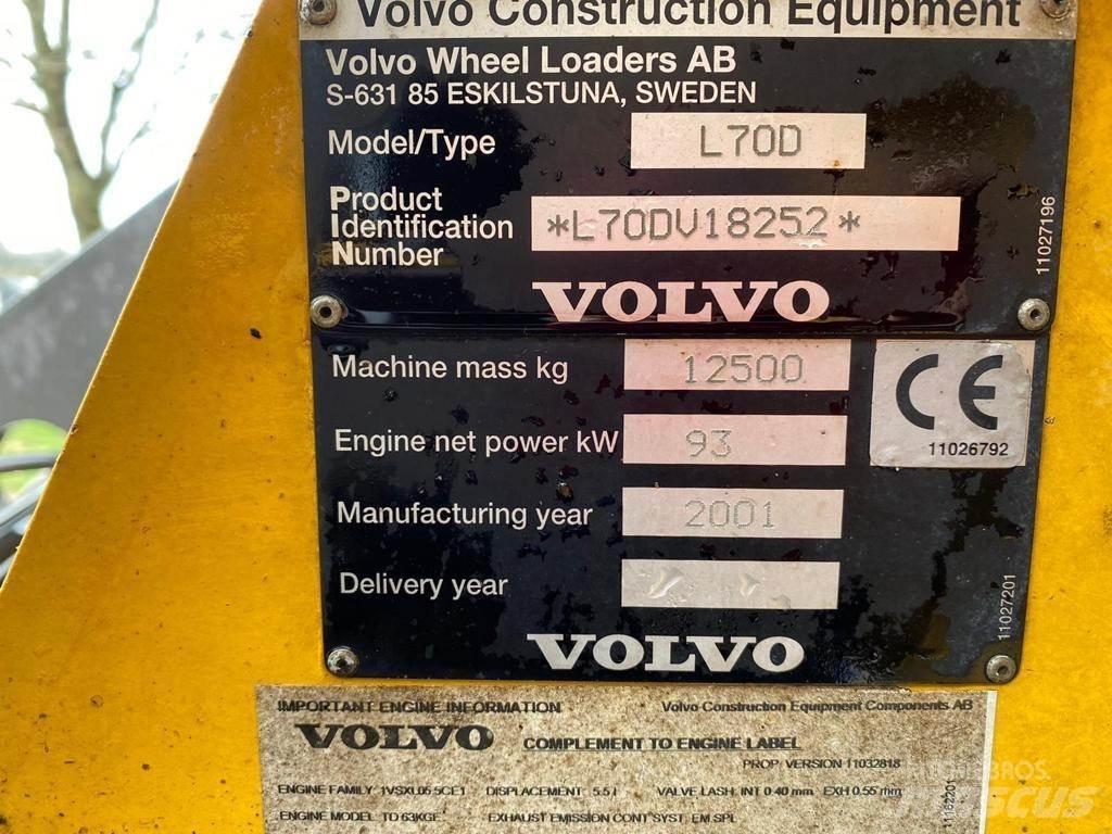 Volvo L70D Kolesni nakladalci