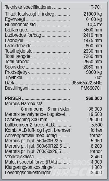 Pronar T-701 Druga komunalna oprema