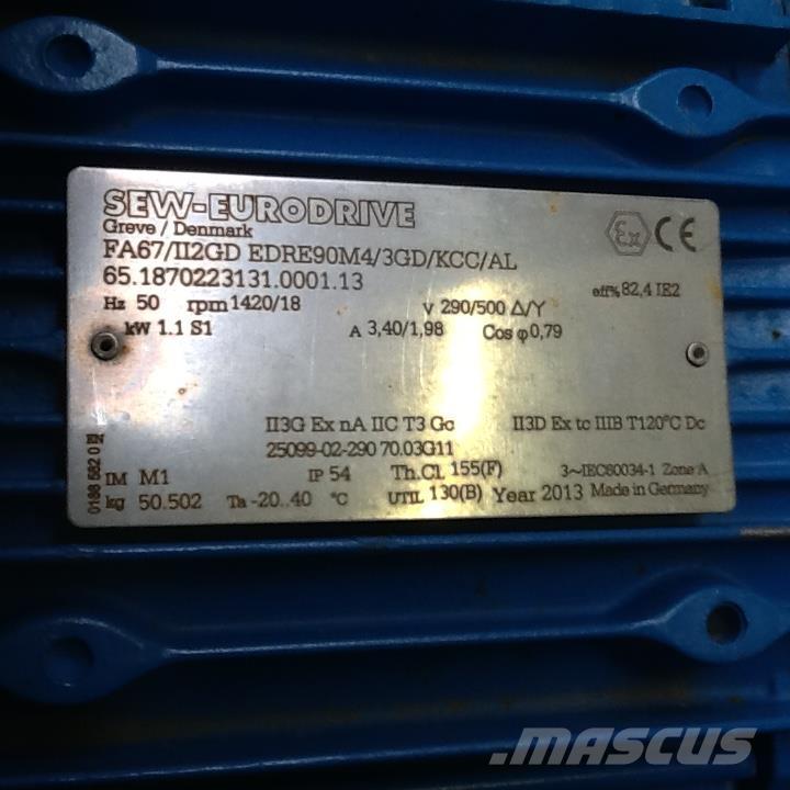  1,1 kW SEW E-Motor Motorji