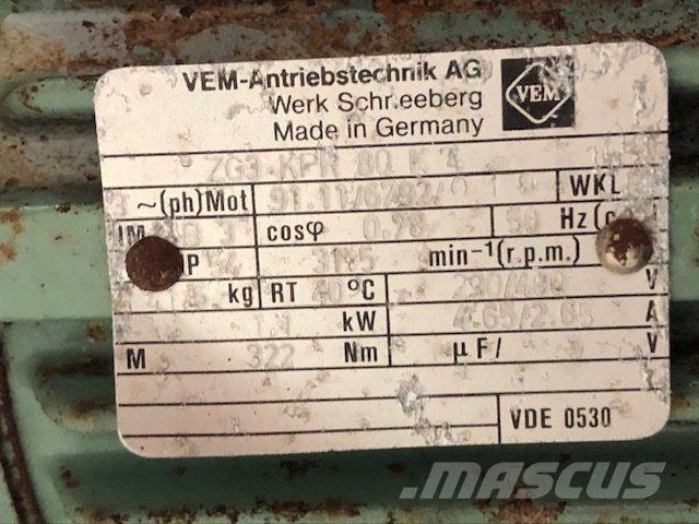  1,1 kW VEM E-Motor Motorji