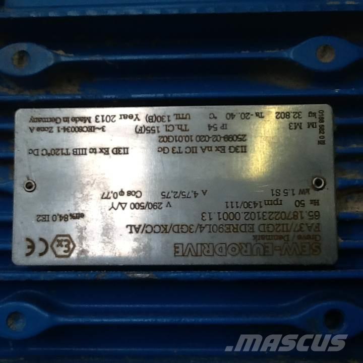  1,5 kW SEW E-Motor Motorji