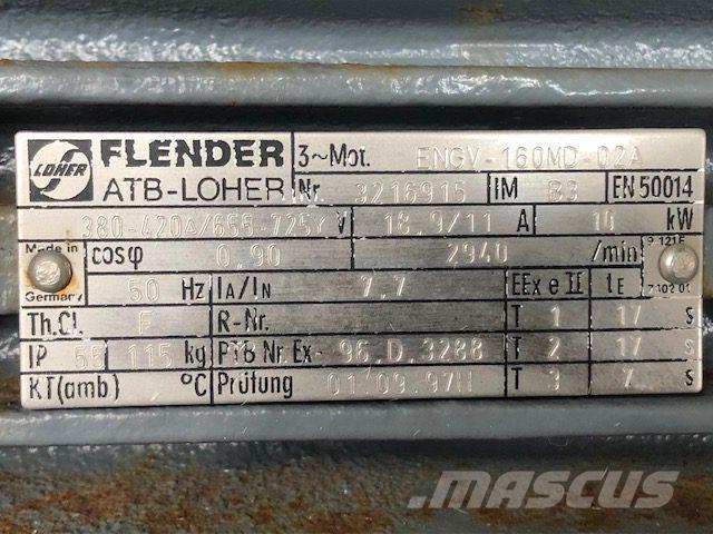  10 kW Flender E-Motor Motorji