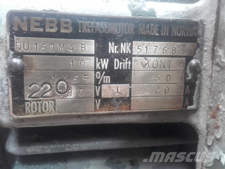  10 kW NEBB E-Motor Motorji