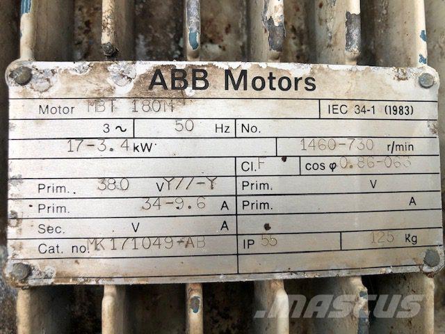  17 kW ABB MBT180M El-Motor Motorji