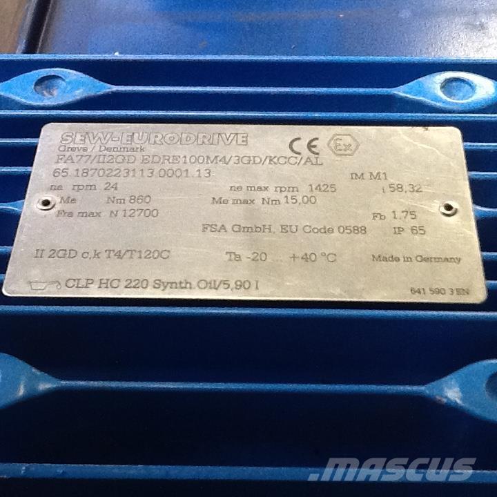 2,2 kW SEW E-motor Motorji