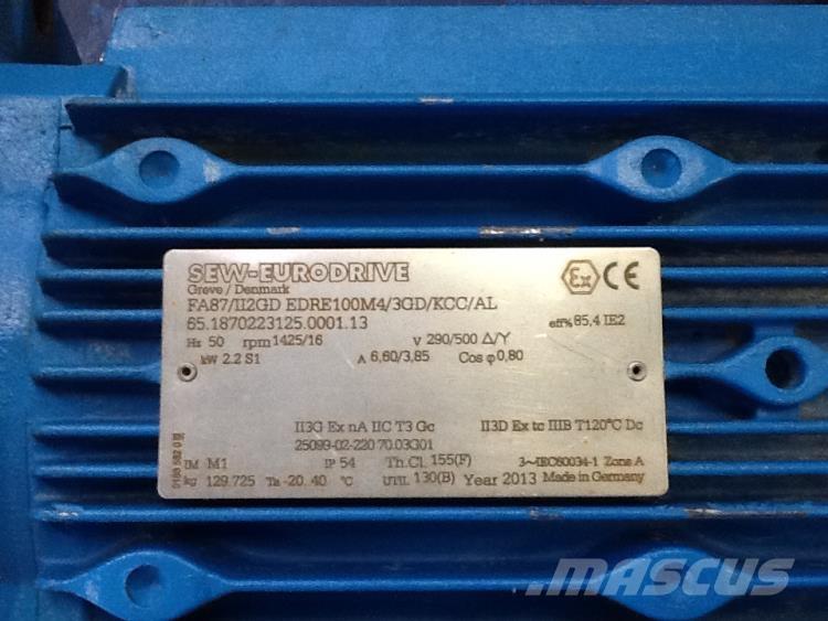  2,2 kW SEW E-Motor Motorji