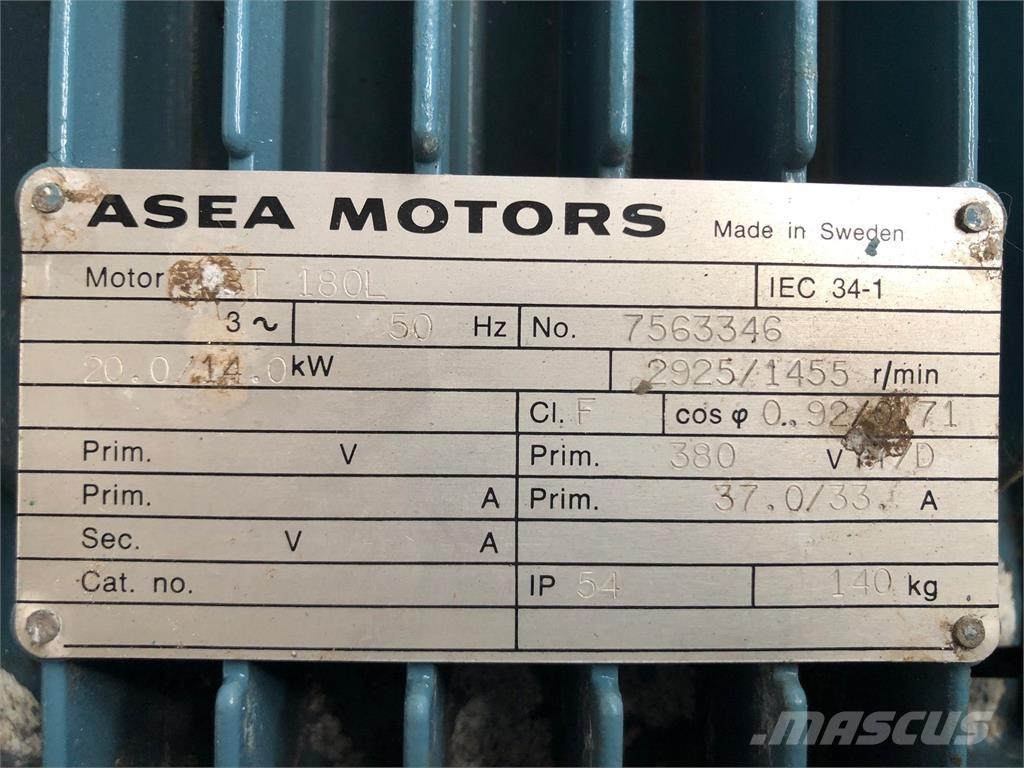  20/14 kW ASEA E-Motor Motorji