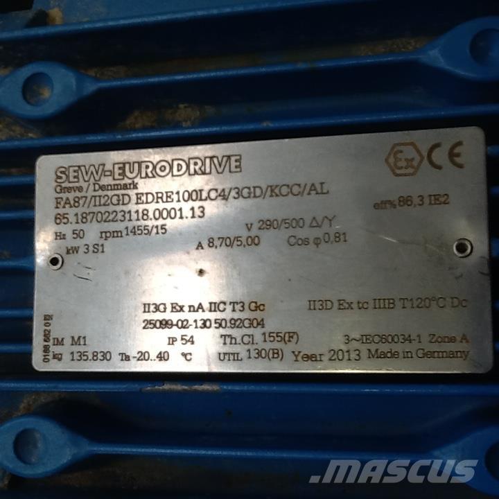  3,0 kW SEW E-Motor Motorji