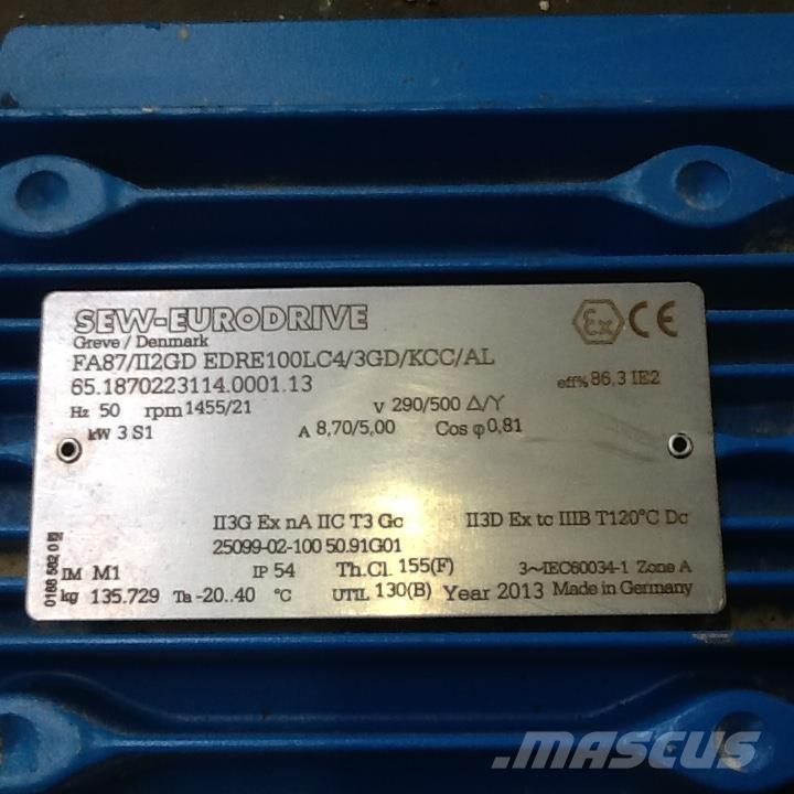  3,0 kW SEW E-Motor Motorji