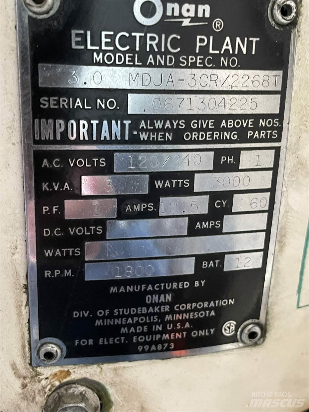  3 kVA ONAN 1 Cyl. Diesel Drugi agregati
