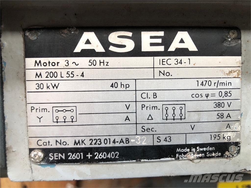  30 kW ASEA E-Motor Motorji