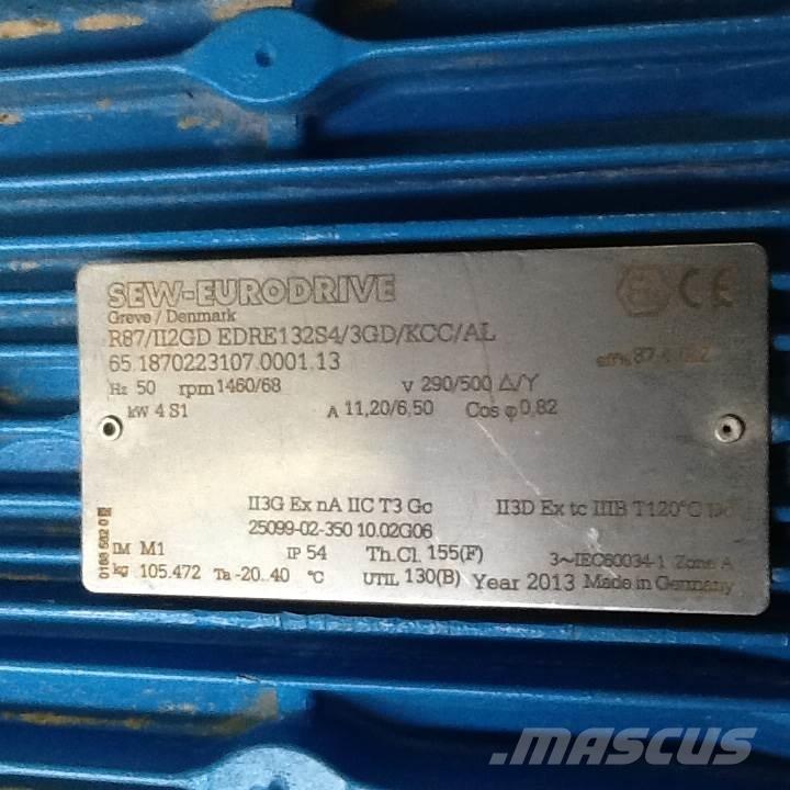  4,0 kW SEW E-Motor Motorji