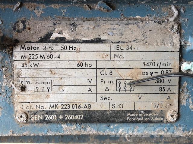  45 kW Asea E-motor Motorji
