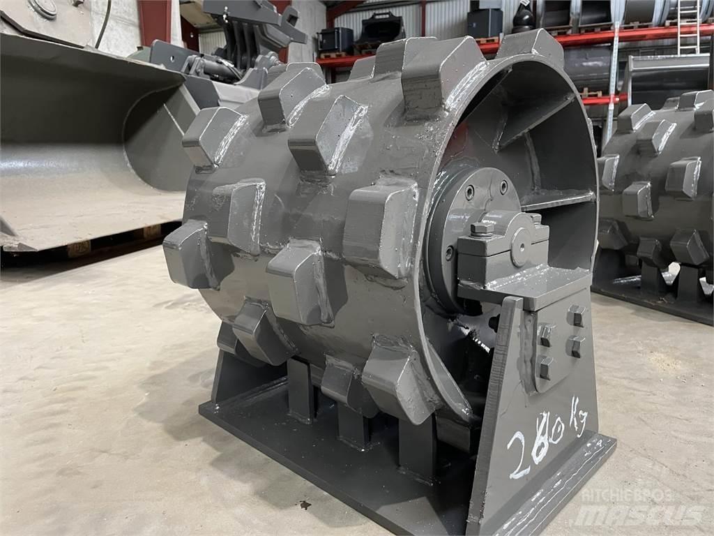  450 mm kompaktorhjul Kolesni valjarji s pnevmatikami