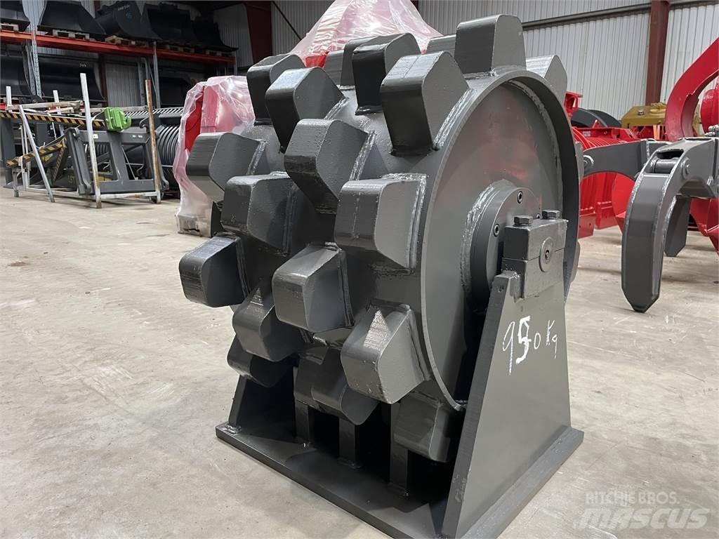  570 mm kompaktorhjul Kolesni valjarji s pnevmatikami