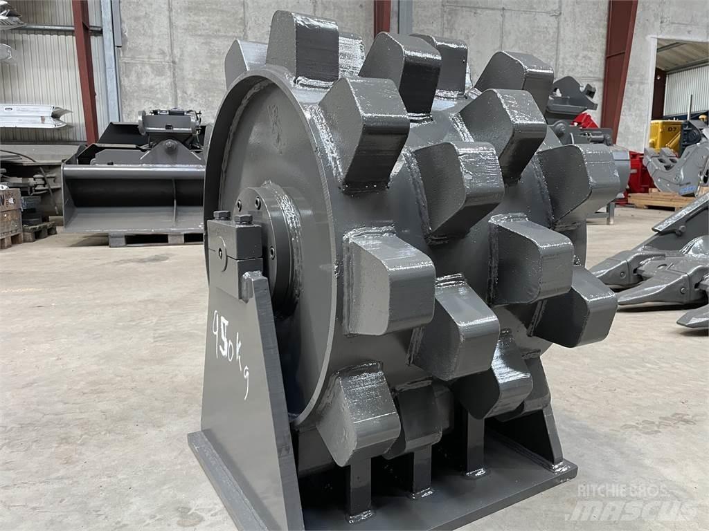  570 mm kompaktorhjul Kolesni valjarji s pnevmatikami